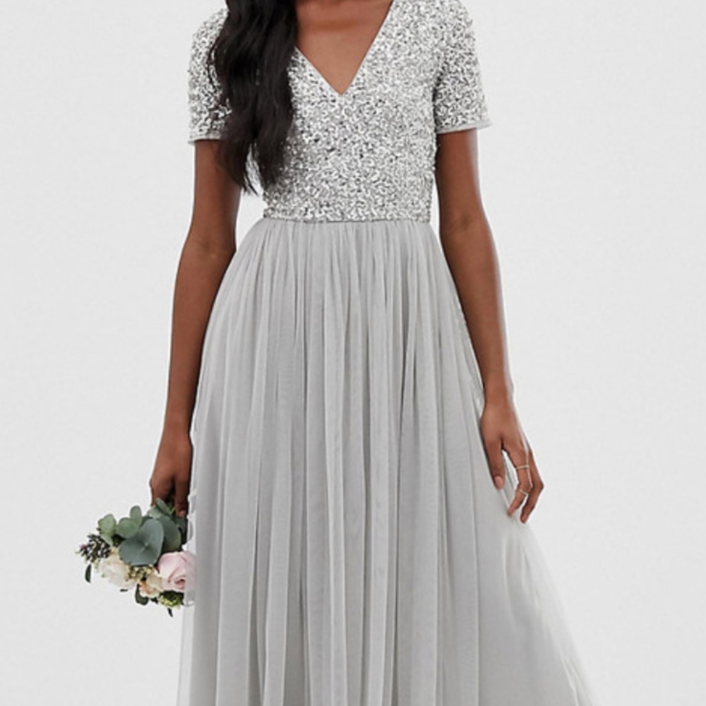 ASOS Maya Bridesmaid Maxi Tulle Dress